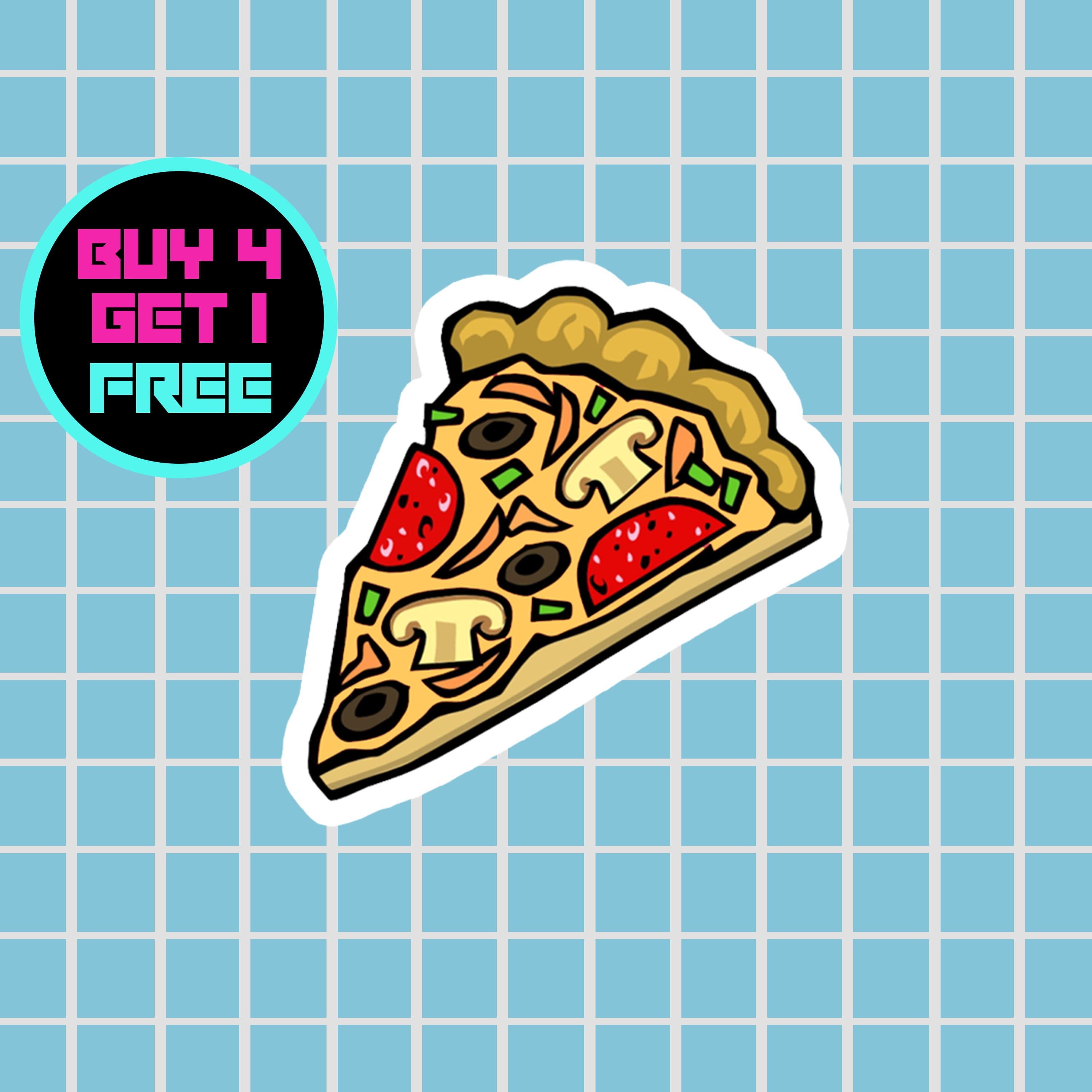I Just Want Pizza, Funny food' Sticker