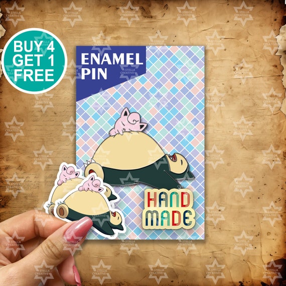 Snorlax Jigglypuff Custom Enamel Pin Monster Cute Enamel Pins Anime Pin  Backpack Pins Aesthetic Pins Lapel Pin Pins - Etsy Hong Kong