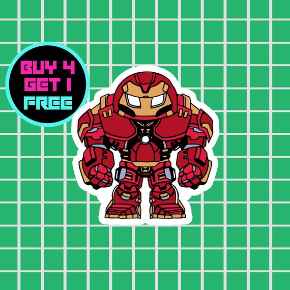 Robot Hulkbuster Sticker Ironman Cartoon Stickers Laptop - Etsy New Zealand Robot Hulkbuster Sticker Ironman Cartoon Stickers Laptop - Etsy New Zealand