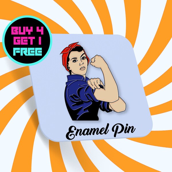 Rosie the Riveter Pin - Etsy