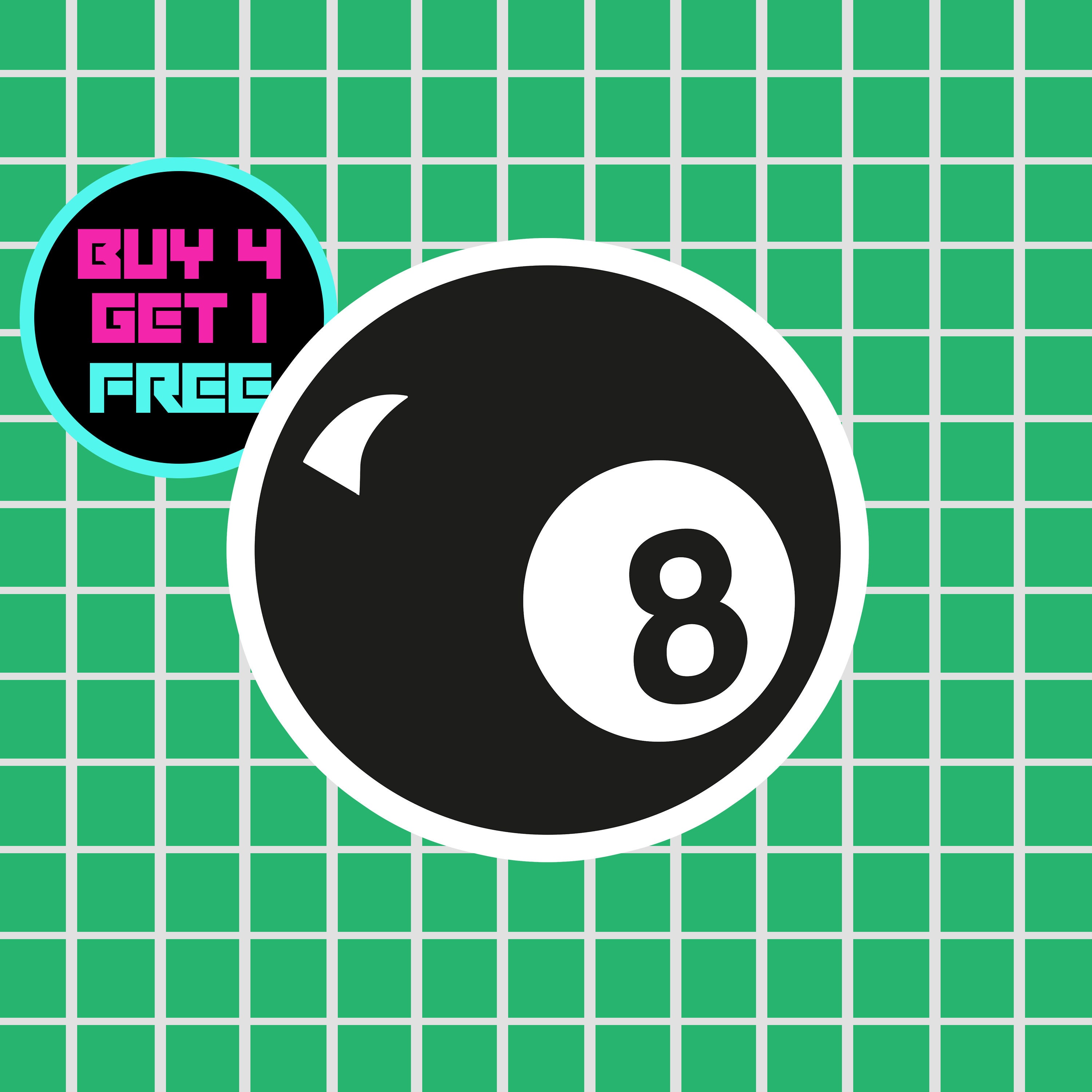 Realistic 8 Ball Pool Billiards Eight Ball Sticker for Sale by cinemapool