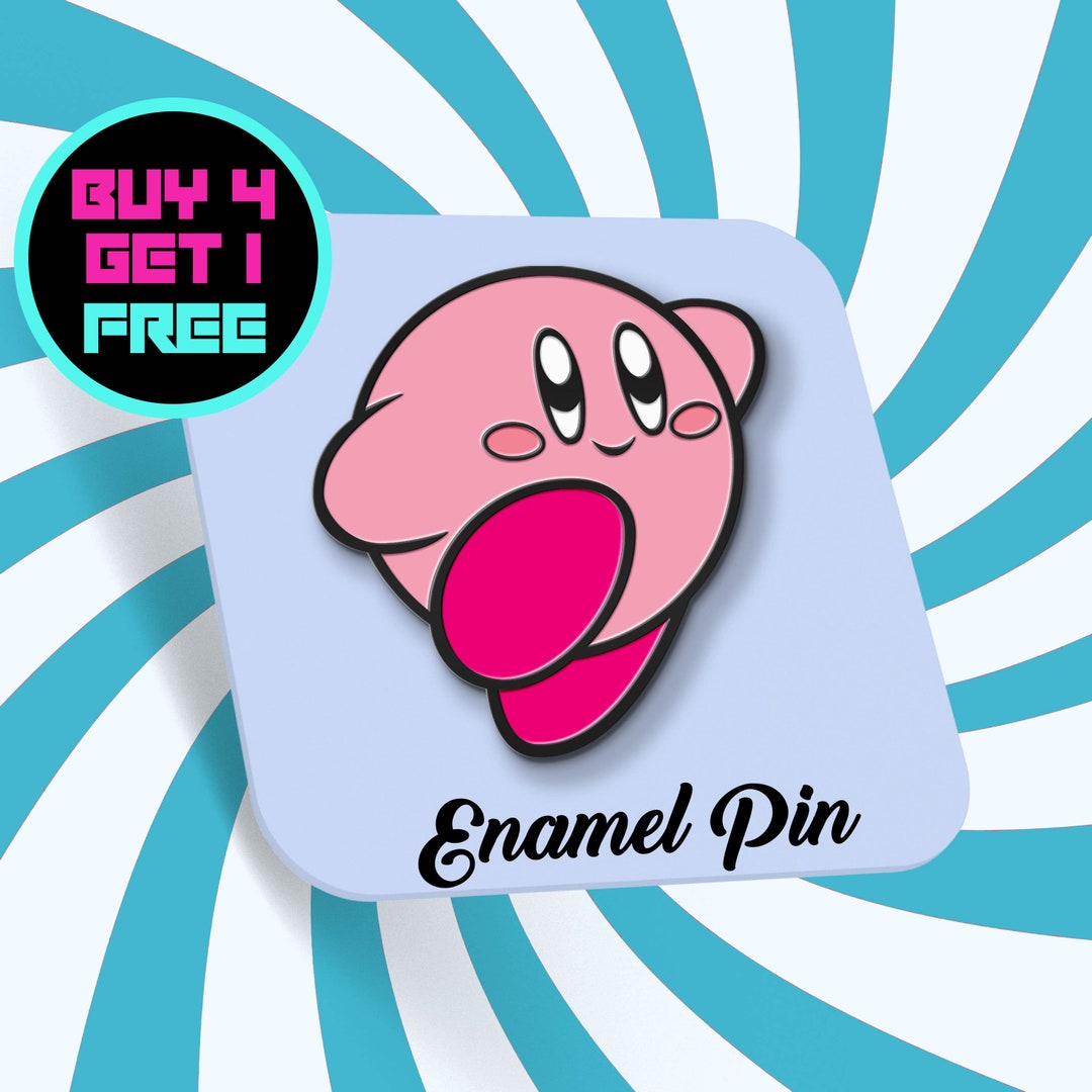 Kirby Superhero Enamel Pin Space Alien Enamel Pins Cute Pin Hat Pins