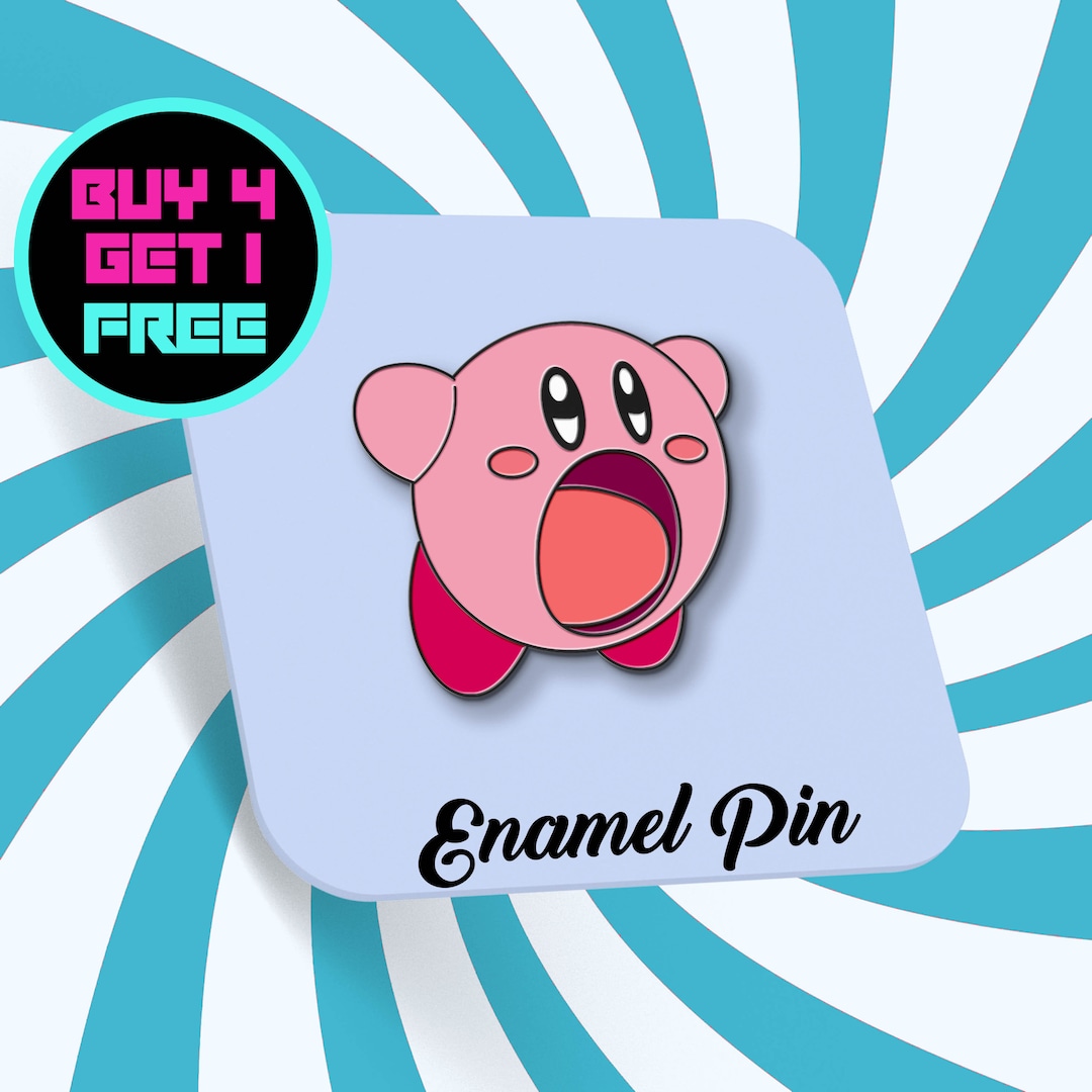 Kirby Alien Enamel Pin Space Superhero Enamel Pins Cute Pin Backpack Pins Aesthetic Pins Lapel Pin Pins