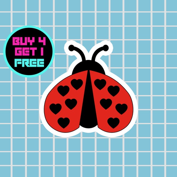 cute ladybug' Sticker | Spreadshirt