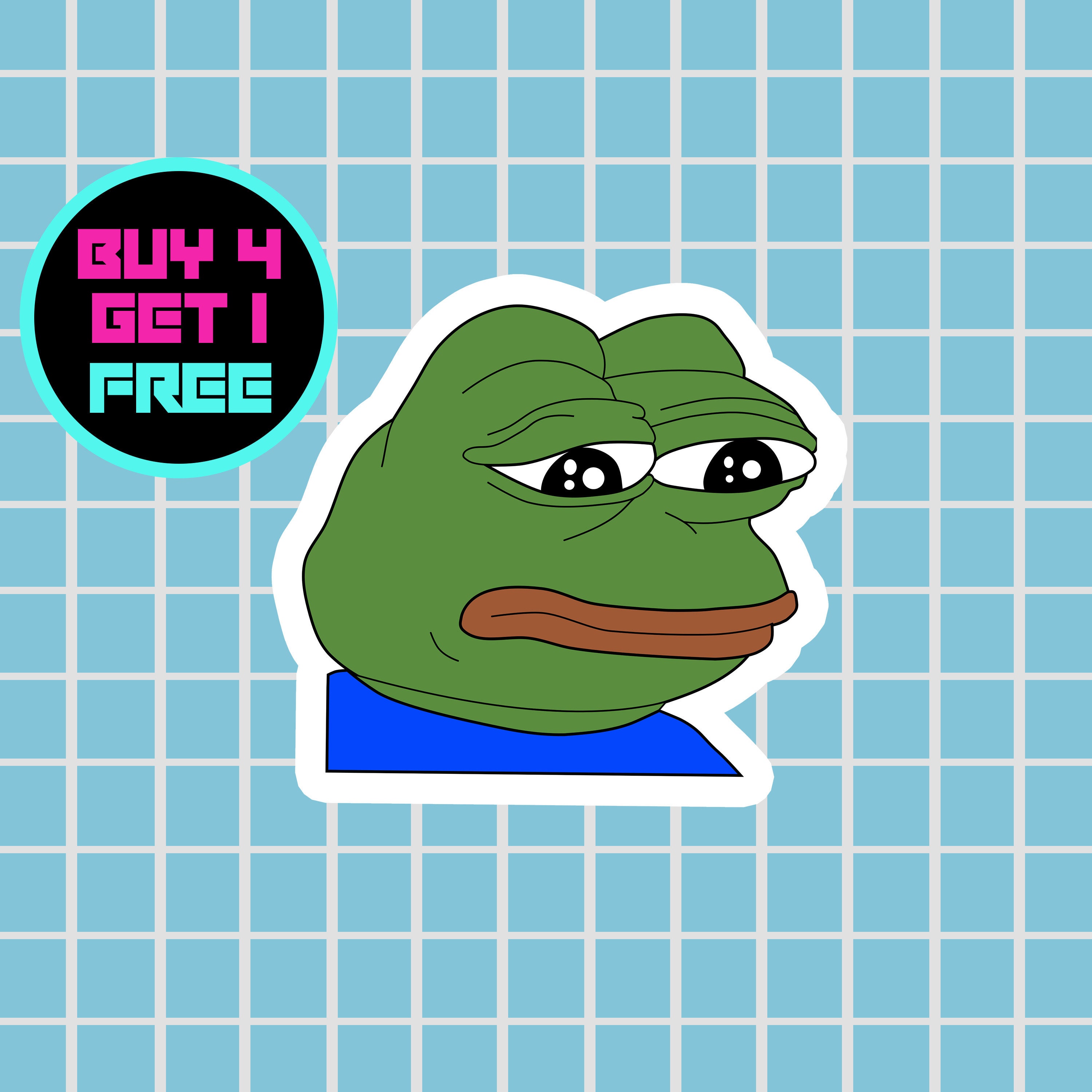 Dank Memer Sad Vibing Sad Pepe Sticker - Dank Memer Sad Vibing Sad Pepe Dank  Sad - Discover & Share GIFs