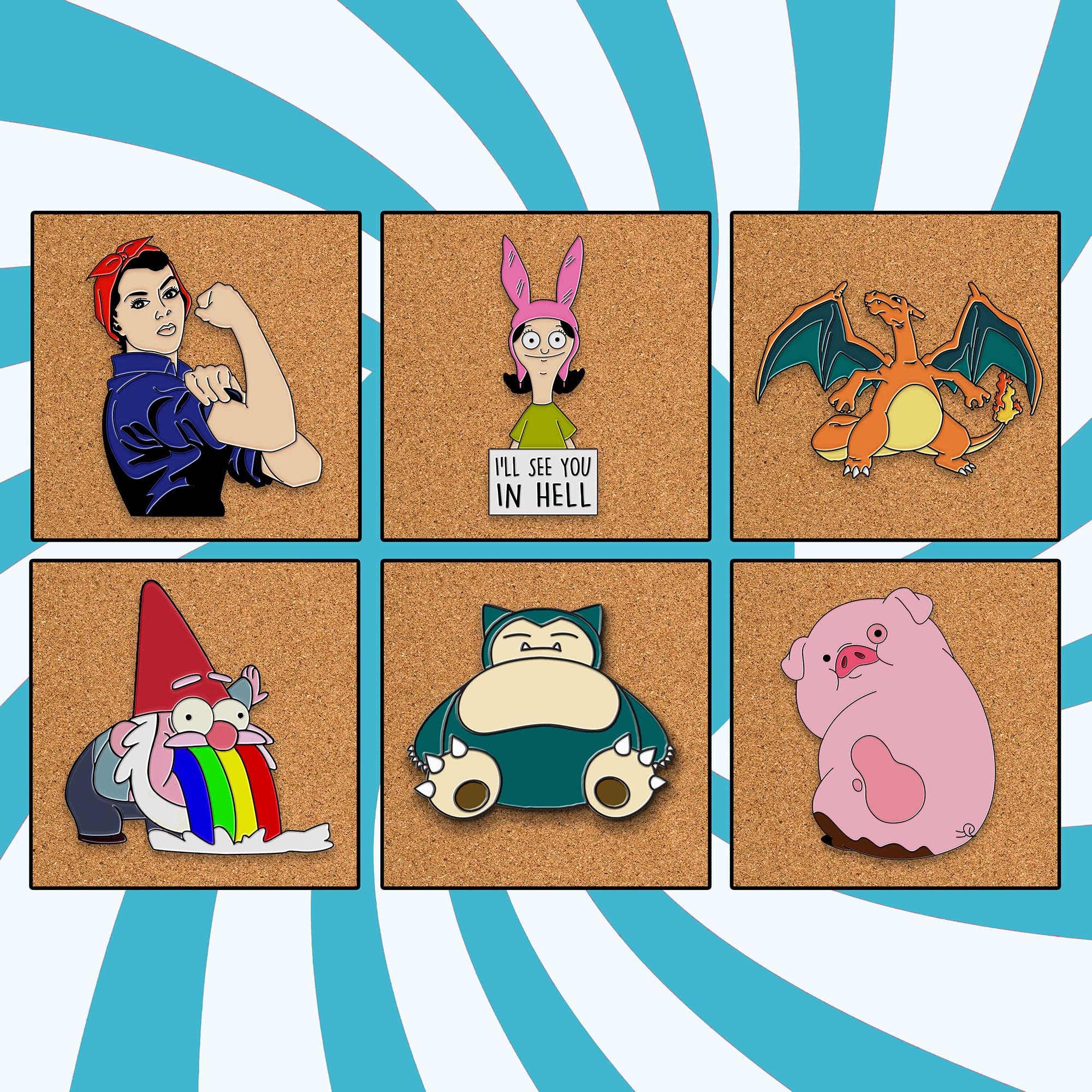 Puzzle Design - Arc-en-ciel - Animaux - Monstres - Drôle - Enfant - Puzzle  - Puzzle