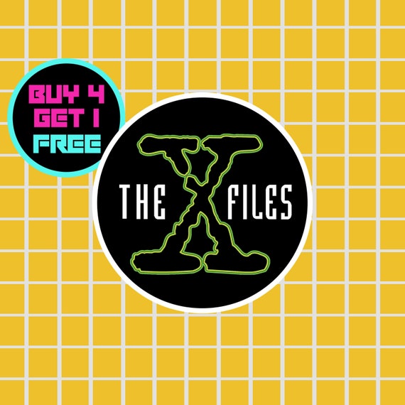 Xfiles Logo Sticker Alien Space Stickers Laptop Stickers Etsy