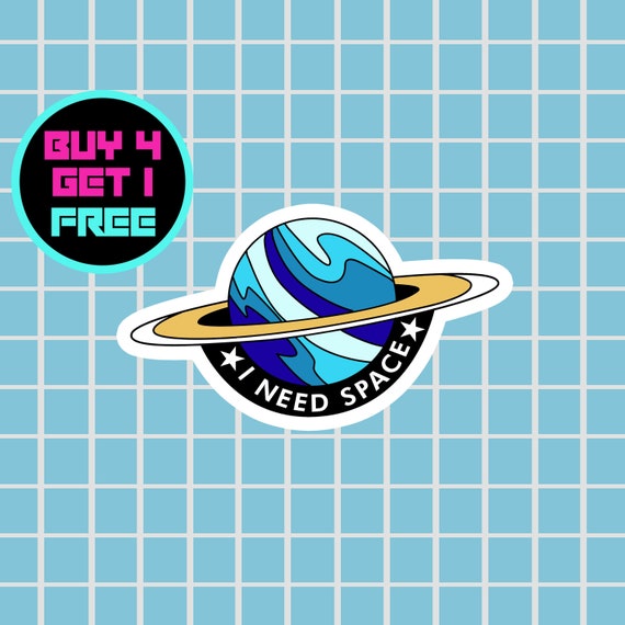 Cool - Planets Space - Sticker