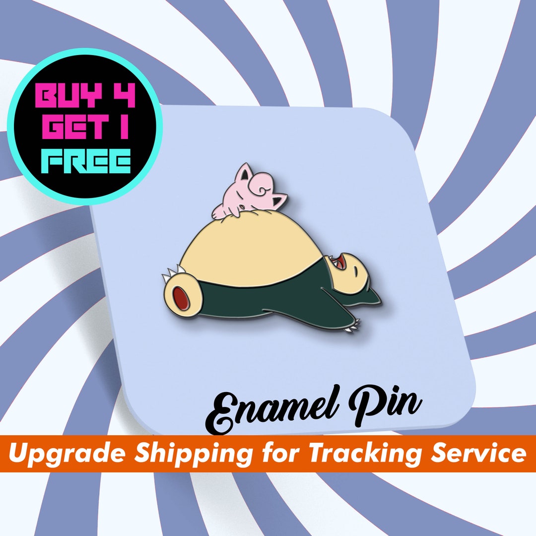 Snorlax Jigglypuff Custom Enamel Pin Monster Cute Enamel Pins Anime Pin Backpack Pins Aesthetic Pins Lapel Pin Pins
