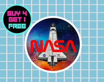 NASA Laptop Stickers -  UK