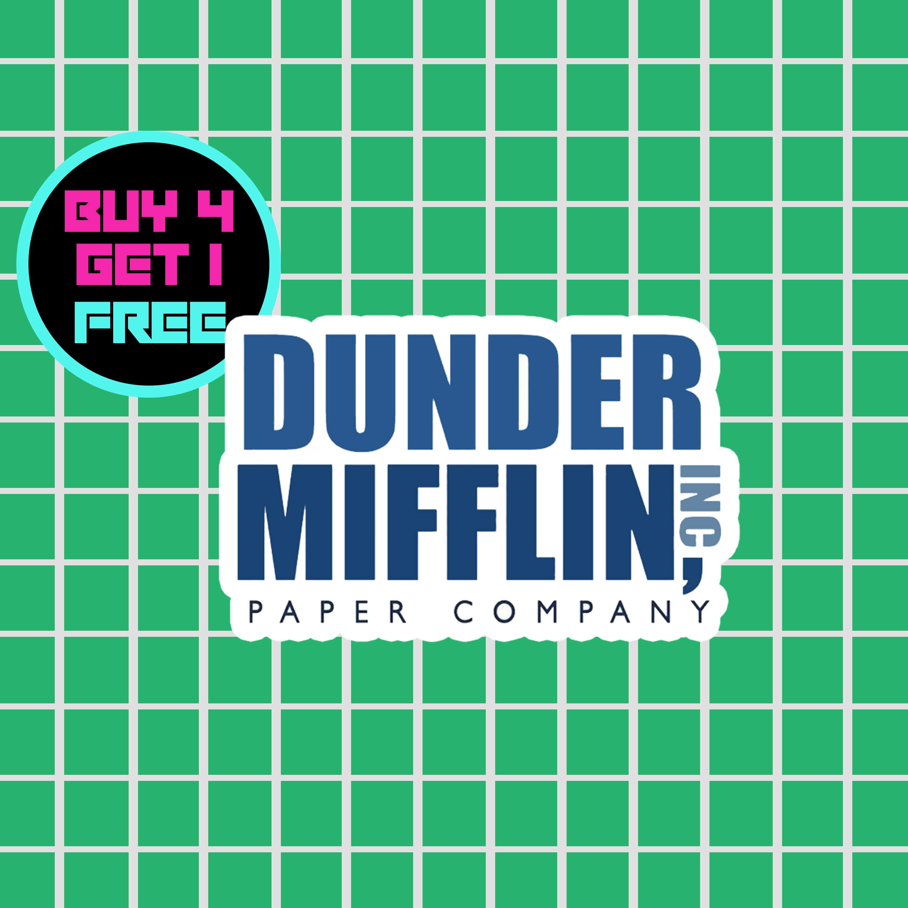 The Office Dunder Mifflin Logo Sticker for Sale by BrenPrib