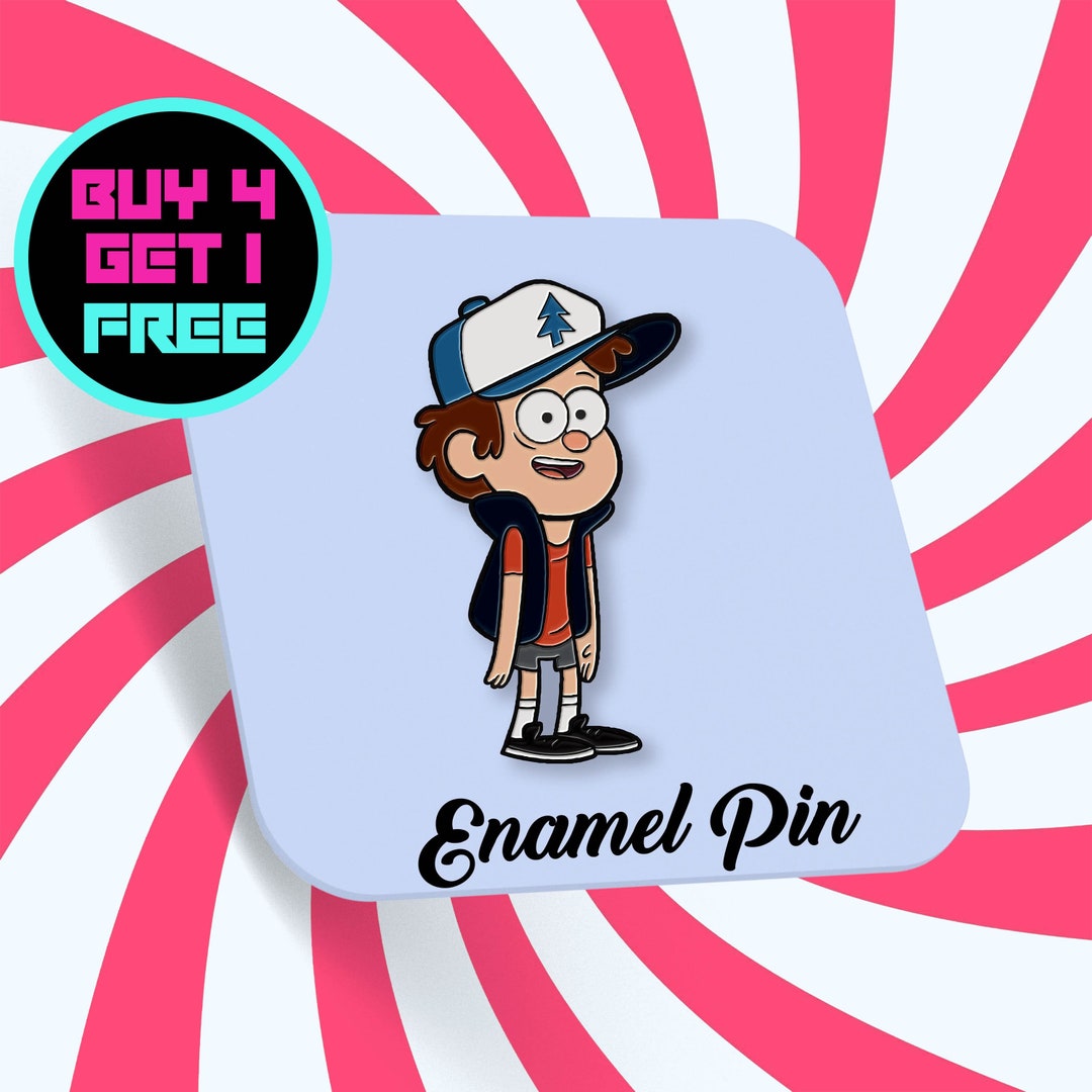 Gravity Falls Dipper Pines Enamel Pin Anime Cartoon Enamel Pins Funny Pin Bag Pins Aesthetic Pins Lapel Pin Pins