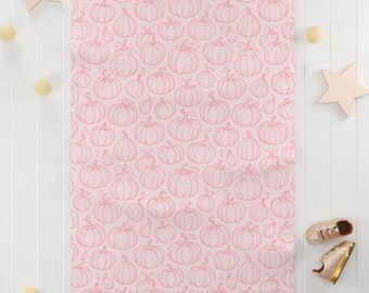 Couverture confortable pour bébé à motif de citrouille, parfaite pour une baby shower, décoration d&#39;automne, chambre de bébé, cadeau pour les nouveaux parents, célébrations d&#39;octobre