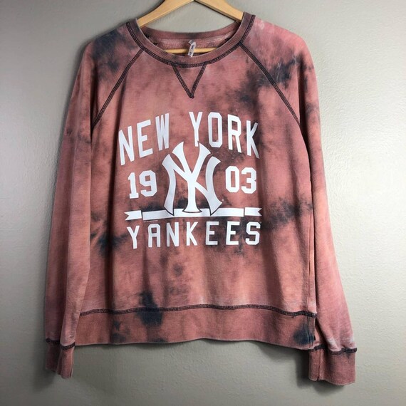 New York Yankees T Shirt Baseball Pink 