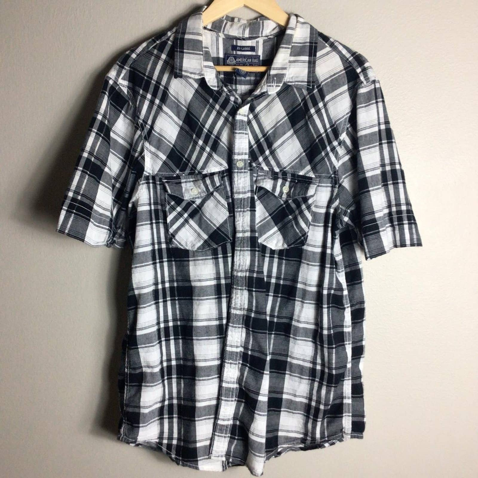American Rag Plaid Flannel Shirt XXL 
