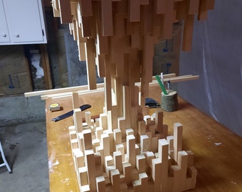 Pixelated end table