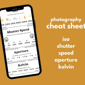 DSLR Cheat Sheet Phone Background, Learn Photography 101, Learning ...