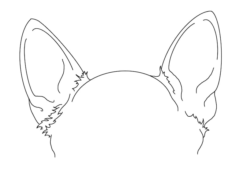 Chihuahua Ears SVG. File / Dog Ears / Chihuahua Merch / Pet Svg. File ...