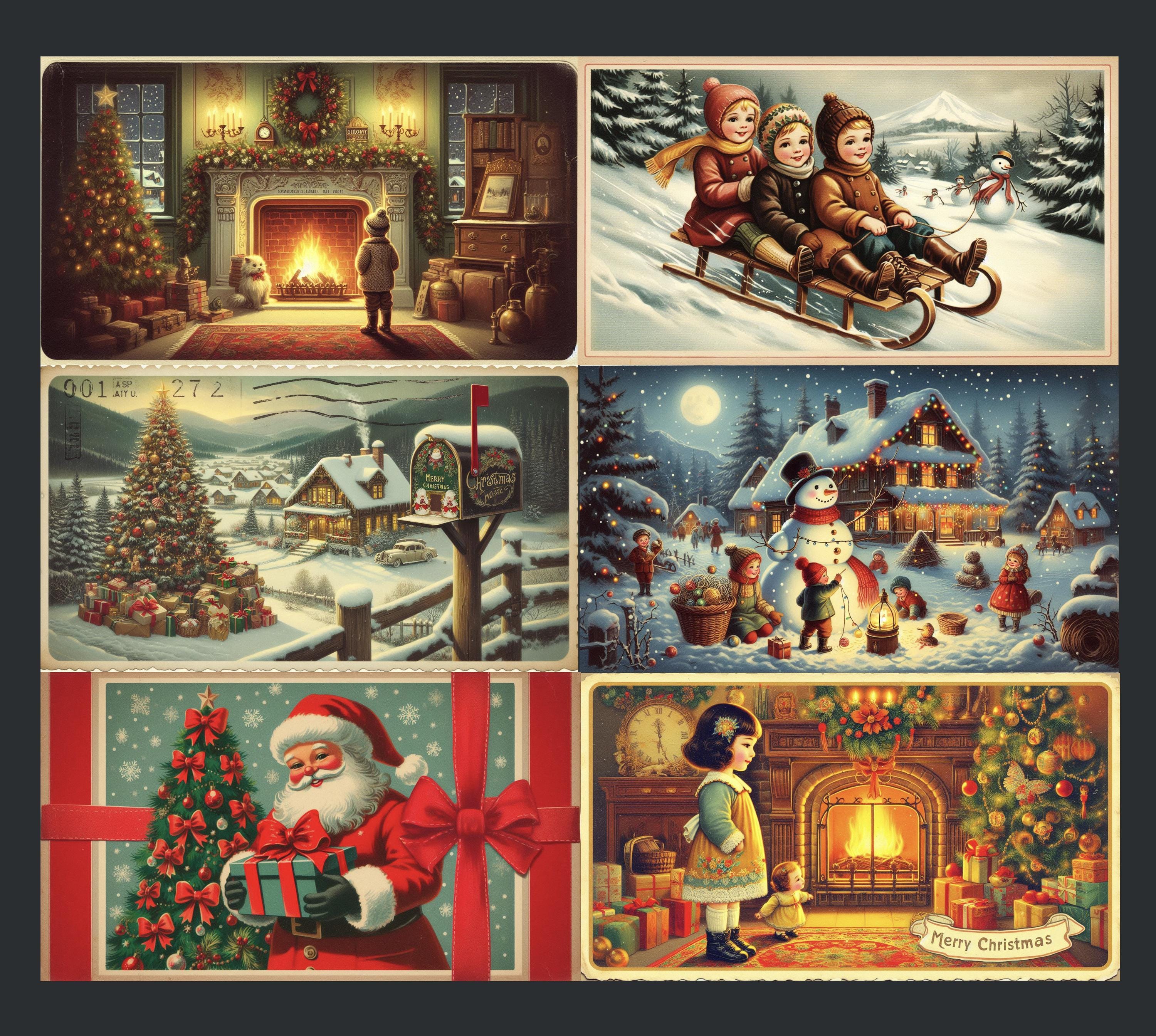 Anita Y Su Mundo - 5 Cartoline Scrapbooking Double Face - Fiocchi Di Neve E Foglie - 30,5x30,5 Cm