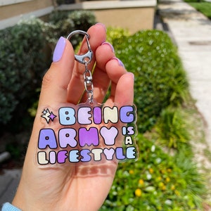 Army Lifestyle Keychain - BTS ARMY