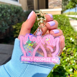 Pinky Promise Holographic Keychain - BTS Keychain