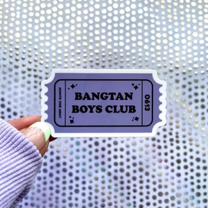Bangtan Boys Club Ticket - BTS Sticker!