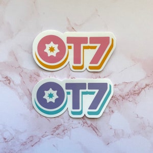 OT7 BTS Stickers - BTS Inspired Sticker
