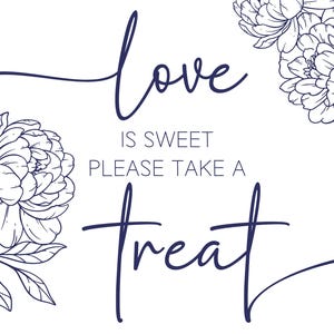 Garden Party Wedding Sign Bundle