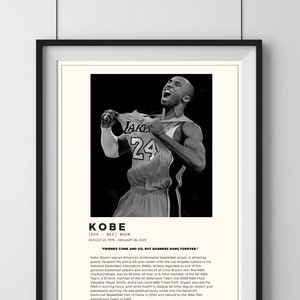fengyuyi Kobe Bryant Canvas Wall Art Prints Kobe Bryant Poster Lakers  Basketball Player Mamba Pictur…See more fengyuyi Kobe Bryant Canvas Wall  Art