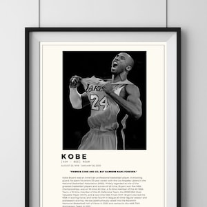 fengyuyi Kobe Bryant Canvas Wall Art Prints Kobe Bryant Poster Lakers  Basketball Player Mamba Pictur…See more fengyuyi Kobe Bryant Canvas Wall  Art