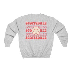 Scottsdale Travel Sweatshirt, Scottsdale Bachelorette Trip Shirts, Scottsdale Girls Trip Shirts, Scottsdale Travel Crewneck, Travel Shirts image 6