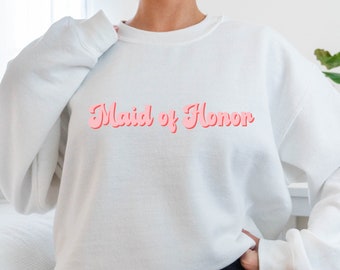 Trauzeugin Crewneck, Trauzeugin Sweatshirt, Junggesellinnenabschied Shirt, Rosa Junggesellinnenabschied, Junggesellinnenpullover, Brautjungfern