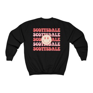 Scottsdale Travel Sweatshirt, Scottsdale Bachelorette Trip Shirts, Scottsdale Girls Trip Shirts, Scottsdale Travel Crewneck, Travel Shirts image 4