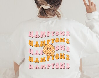 Hamptons Travel Sweatshirt, Hamptons Bachelorette Trip, Hamptons Girls Trip, Hamptons Crewneck, Hamptons Party Shirts, Unisex