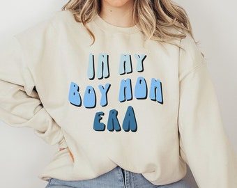 In My Boy Mom Era Crewneck, Boy Mom Sweatshirt, Geschenk für Boy Mom, Muttertagsgeschenk, Boy Mom to Be Geschenk, Geschenk für bald Boy Mom