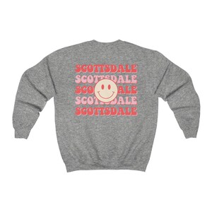 Scottsdale Travel Sweatshirt, Scottsdale Bachelorette Trip Shirts, Scottsdale Girls Trip Shirts, Scottsdale Travel Crewneck, Travel Shirts image 9