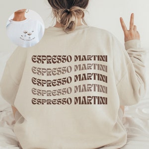 Espresso Martini Health and Wellness Club Sweatshirt, Espresso Martini Crewneck, Cocktail Crewneck, Bachelorette Party Favors, Wellness Club