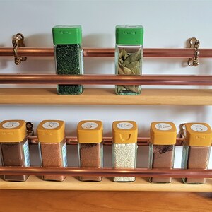 Copper Spice Rack