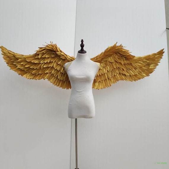 Gold Angel Wings Halloween 2022