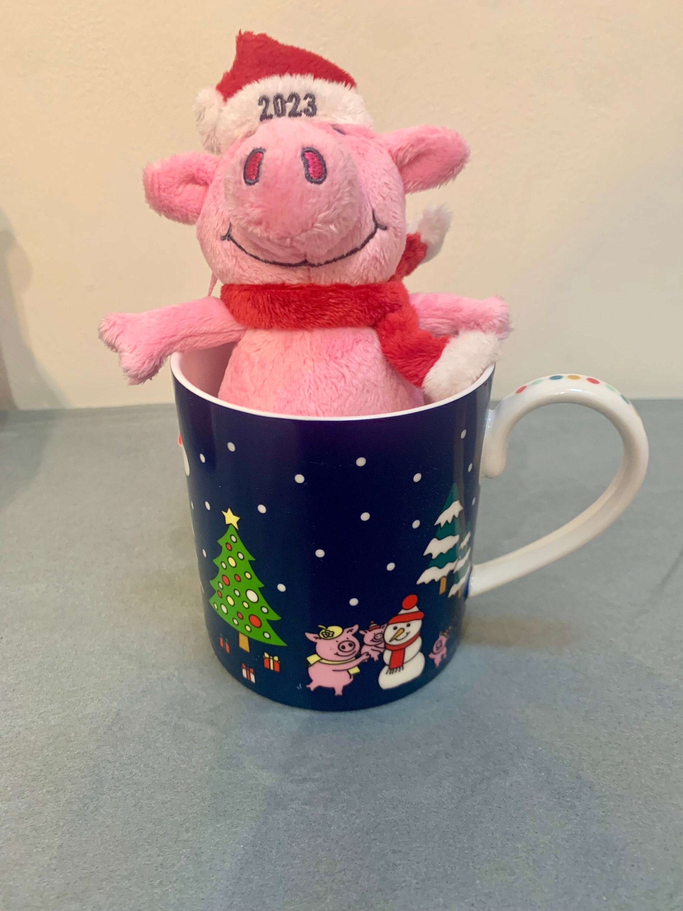 Percy Pig Mug and Hanging Percy Plush Percy Pig Hug in a Mug Etsy UK