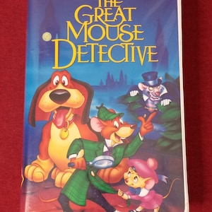 Walt Disney Classic The Great Mouse Detective Used Black Diamond VHS #1360