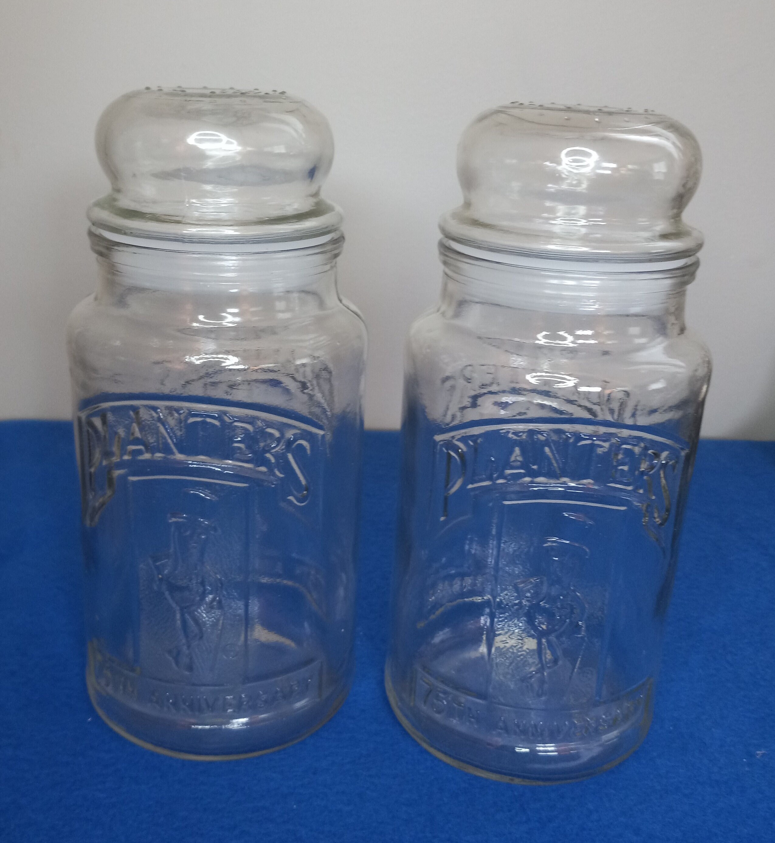Mr peanut 75th anniversary glass jar - Etsy 日本