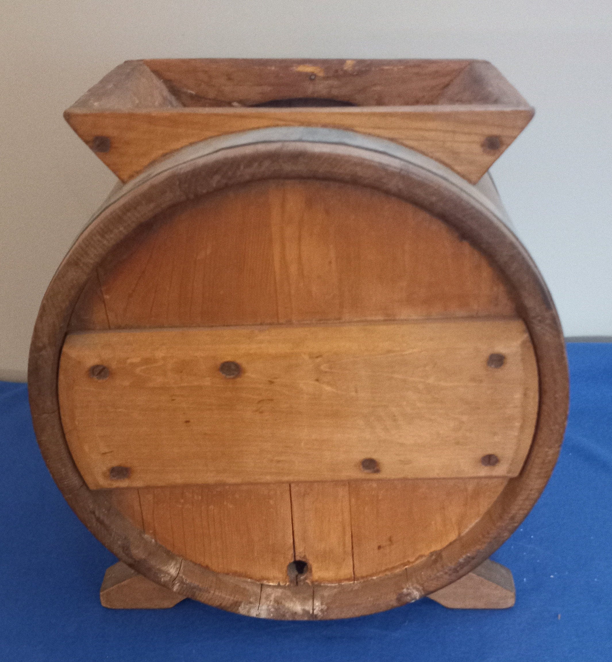 Antique Wooden Table Top Butter Churn Etsy
