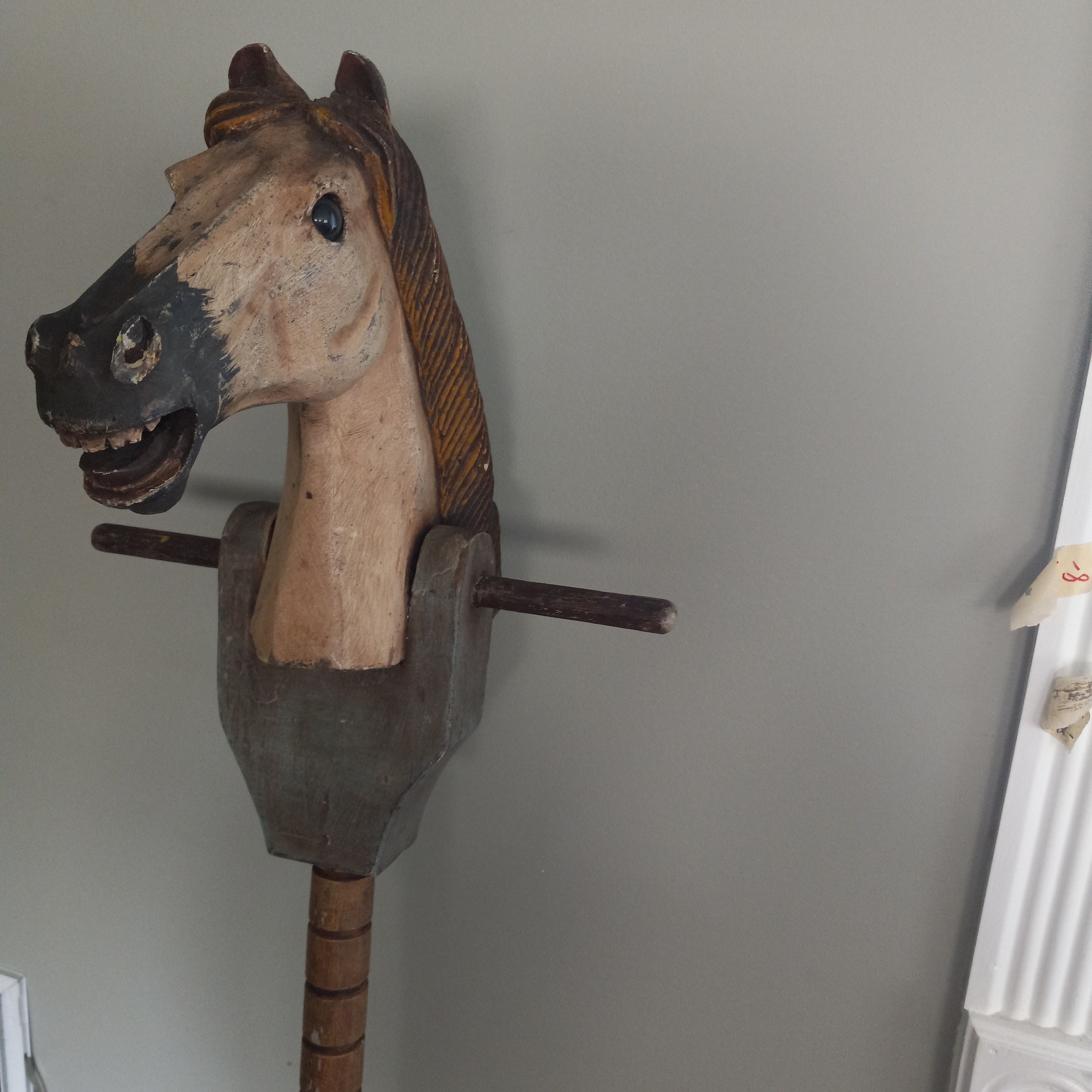 Antique Stick Horse Toy Hobby Horse Toy Ride on Horse Toy Etsy