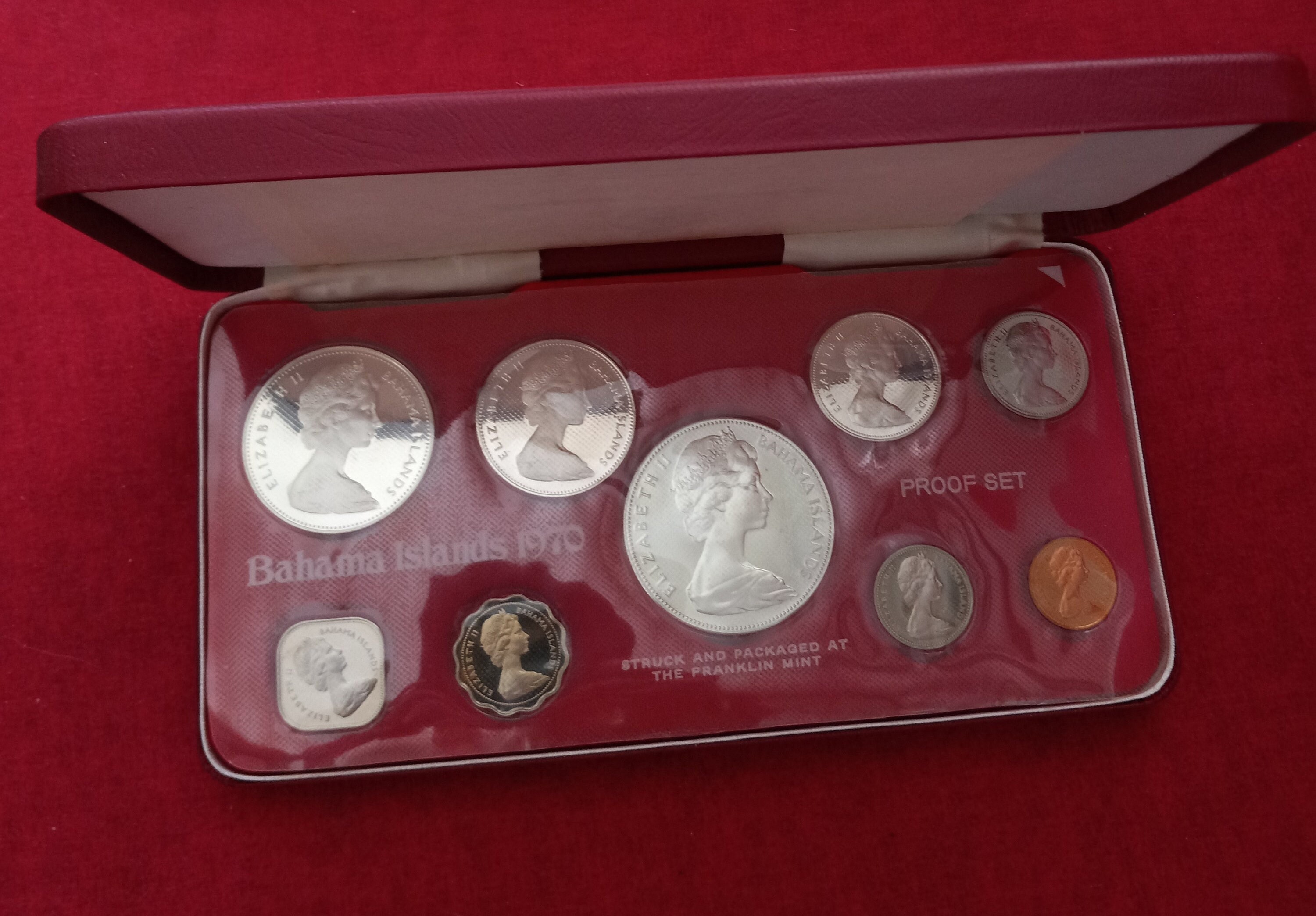 Bahama Islands 1970 9 Coin Proof Set Issued by the Franklin Mint - Etsy  India