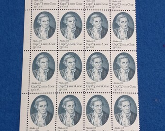 Captain James Cook 13 Cent Stamp 1978 mint condition (1732-33) 20 per sheet