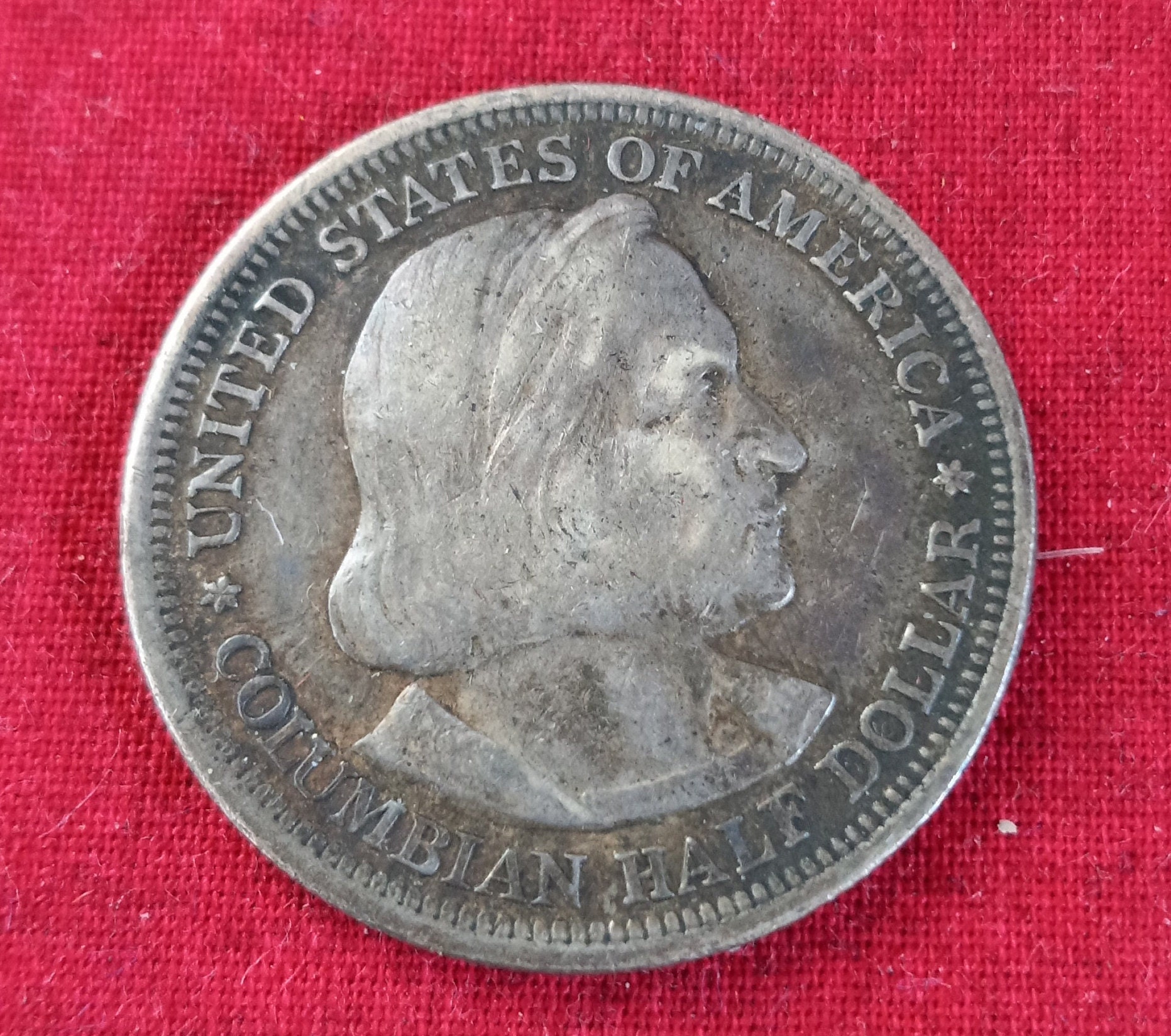 1893 コロンブス博覧会1/2ドル銀貨 1893年コロンビア万国博覧会記念