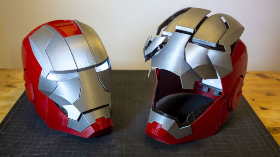 3D Project Iron Man MK5 Helmet STL File Etsy Hong Kong