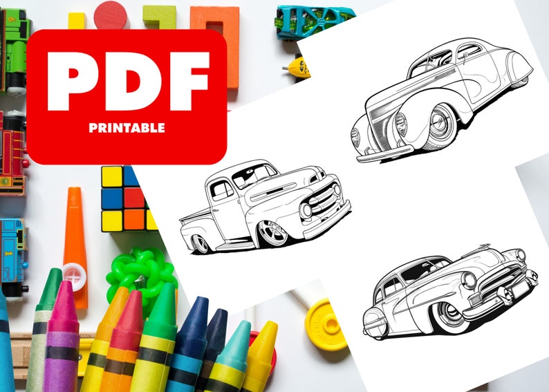 Hot Rod Printable Coloring Pages Tints of Imagination: Crafting Worlds ...