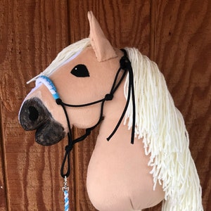 Hobby horse palomino, hobby horse brown, stick horse palomino